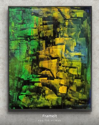 Hand-pulled layered mono prints